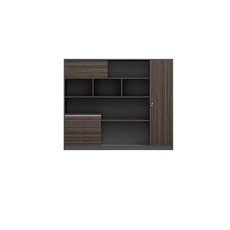 Furnavo Walnut Color Executive Desk – Refined Modern Office Workstation