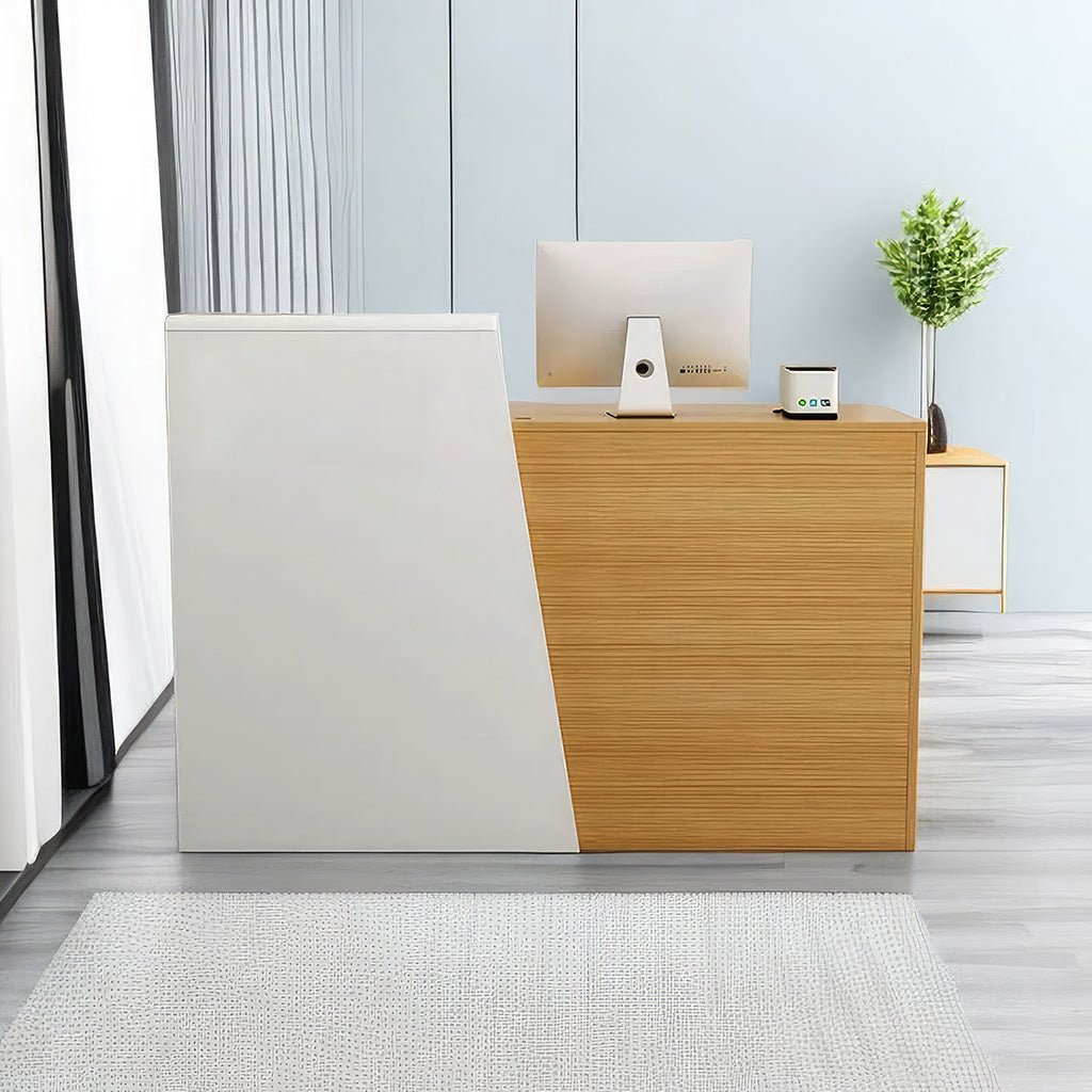 Furnavo Fashion Reception Desk – Compact Front Counter for Salons, Bars & Retail Stores