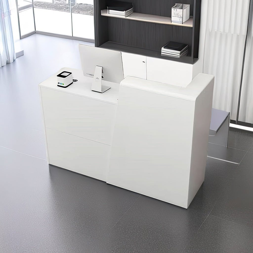 Furnavo Fashion Reception Desk – Compact Front Counter for Salons, Bars & Retail Stores