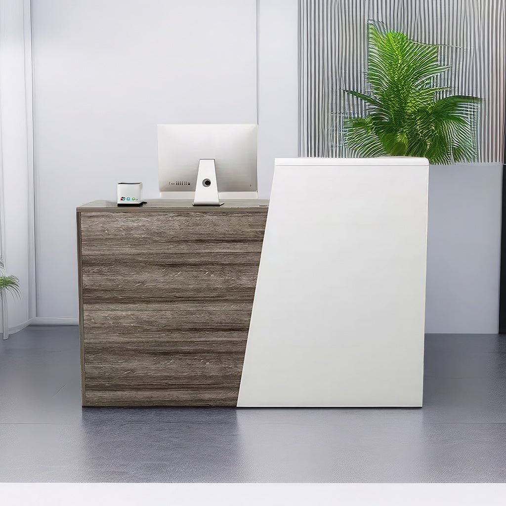 Furnavo Fashion Reception Desk – Compact Front Counter for Salons, Bars & Retail Stores