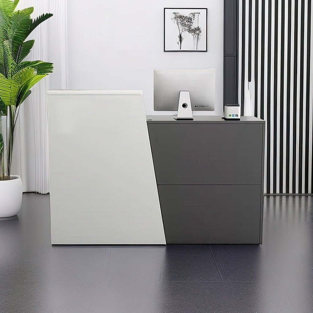 Furnavo Fashion Reception Desk – Compact Front Counter for Salons, Bars & Retail Stores