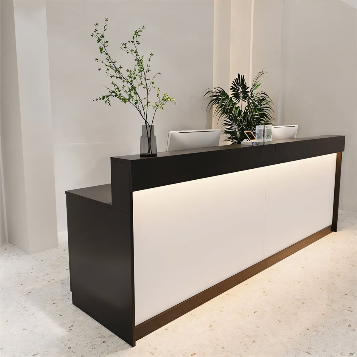 Furnavo Simple Salon Office Shop Store Institution Reception Desk