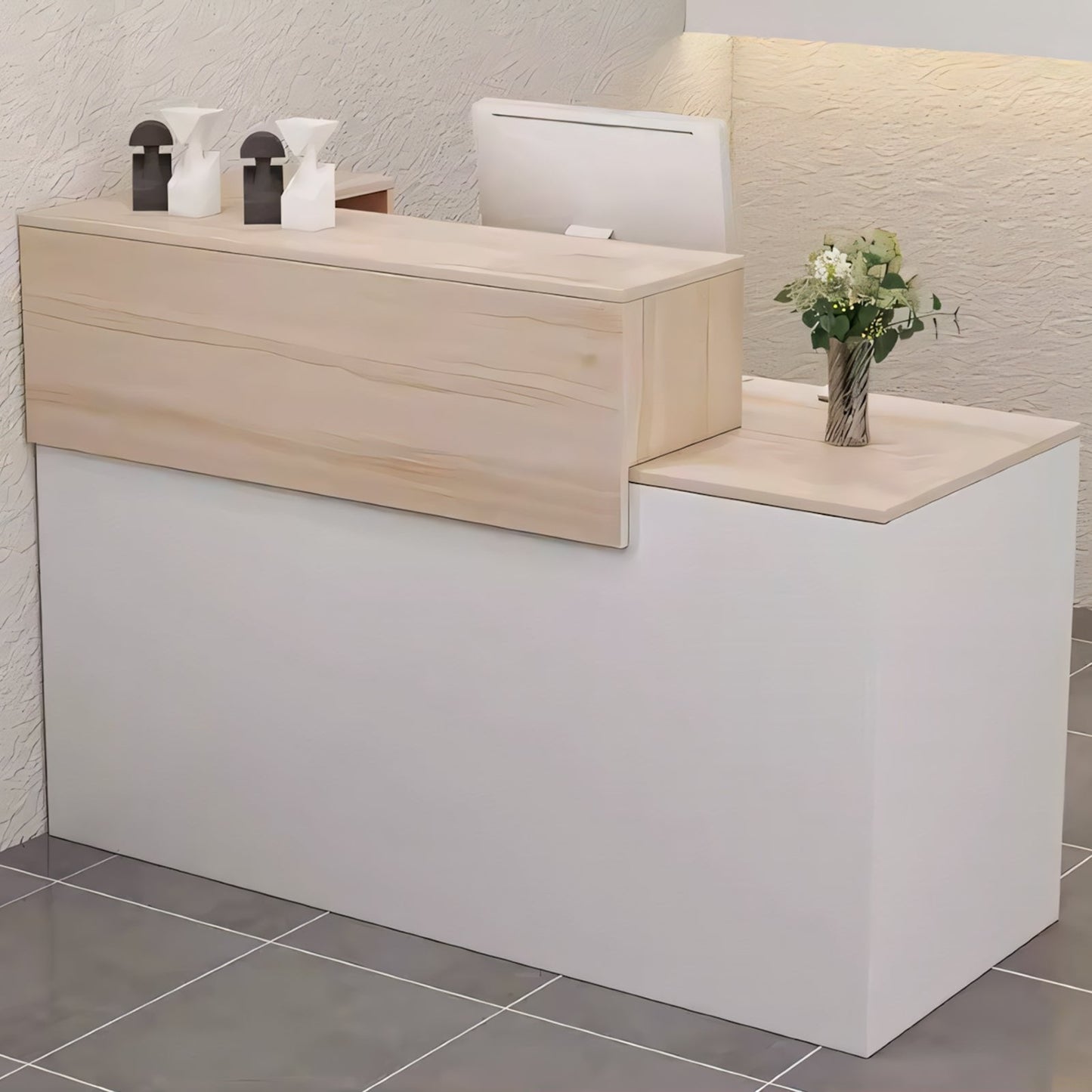 Furnavo Simple Salon Office Shop Store Institution Reception Desk