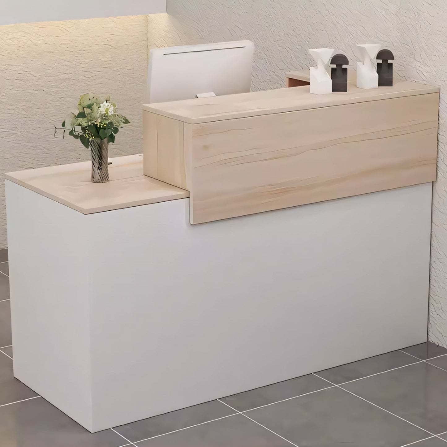 Furnavo Simple Salon Office Shop Store Institution Reception Desk